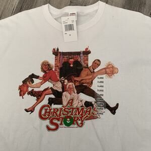 A CHRISTMAS STORY Movie T-Shirt Turner Mens Sz XL FOTL 100% Cotton Tee NEW